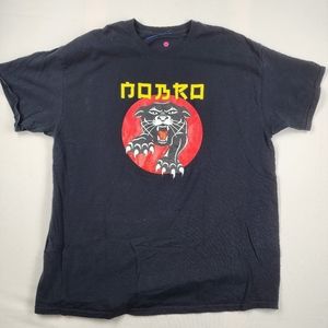 Black Panther Cat Shirt Red Circle